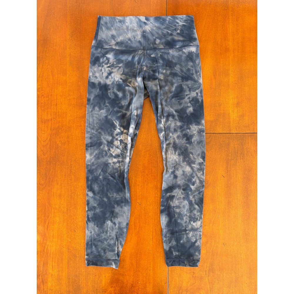 Lululemon Align High-Rise Pant 25 Diamond Dye Naval Blue Sz 8 (flaw)